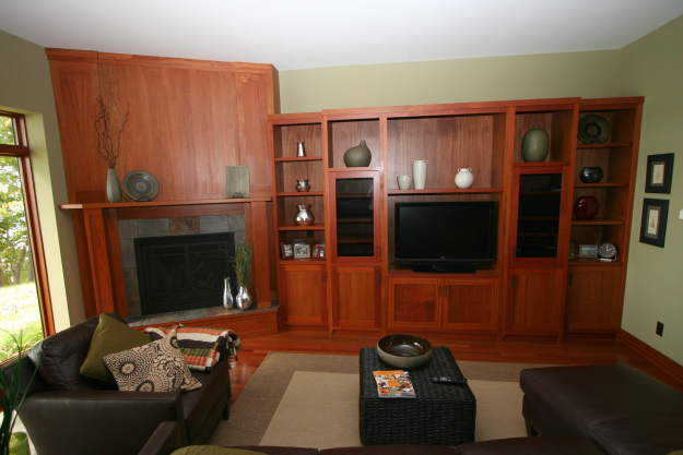 Fireplace & Media Center